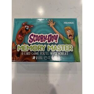 Scooby-Doo Memory Master Card Game New Sealed 4 Players
